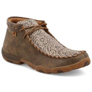 TWISTED X WOMEN'S TOOLED CHUKKA DRIVING MOCS